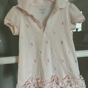 18M Ralph Lauren Light Pink Polo Dress
